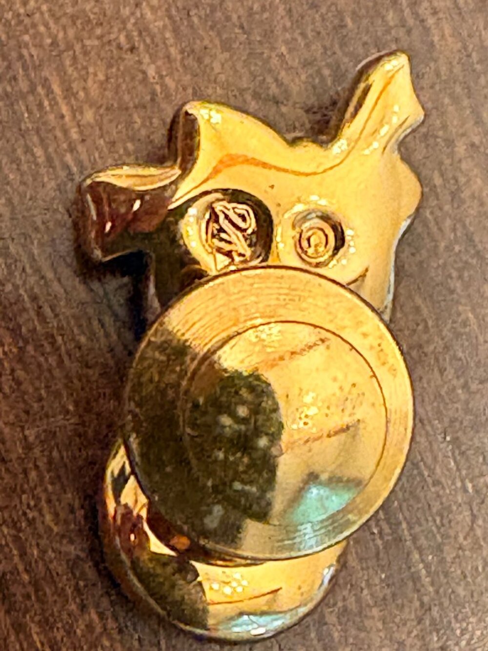 Vintage Swarovski Retired Mardi Gras Mask Lapel Pin - Picture 3 of 3